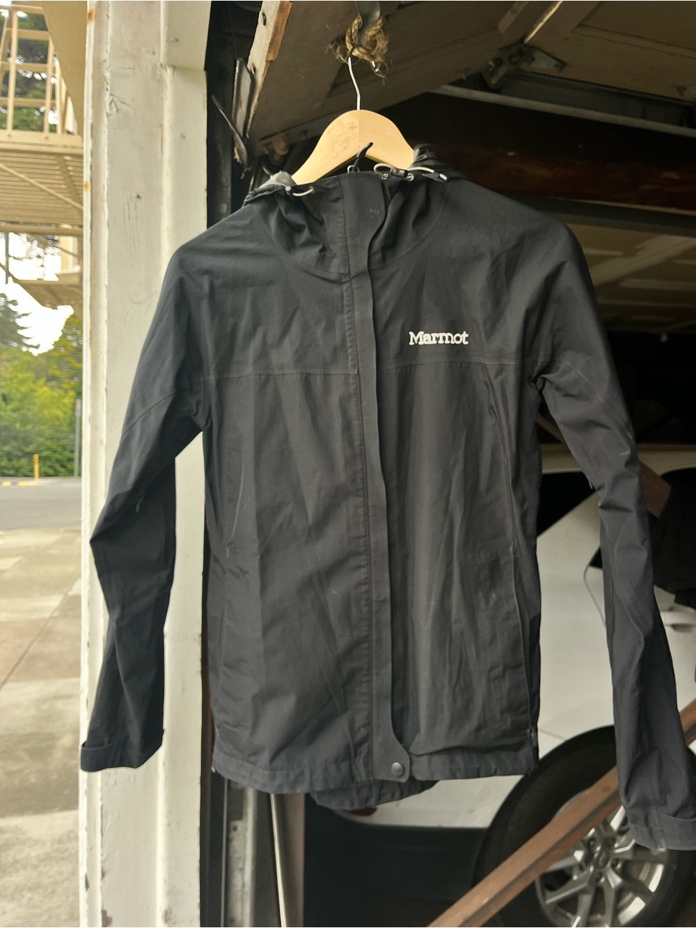 Marmot Black Waterproof Hooded Jacket